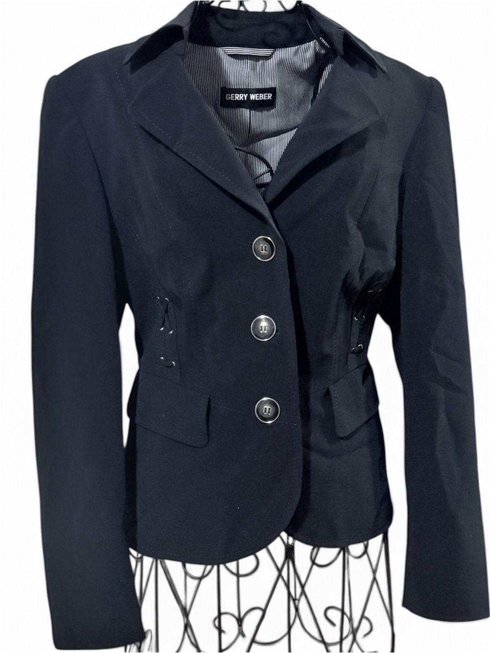 Gerry Weber Vintage Midnight Navy Tailored Women's Blazer/Jacket Size 38